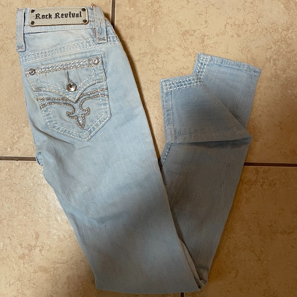 Like new, rock revival jeans